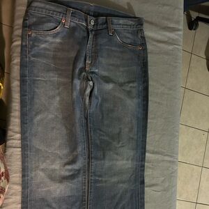 7 For All Mankind Blue Flare Jeans
